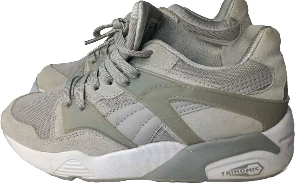 PUMA Blaze Trinomic Shoes Mens Size 8 Sneakers White Gray